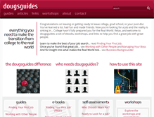Tablet Screenshot of dougsguides.com